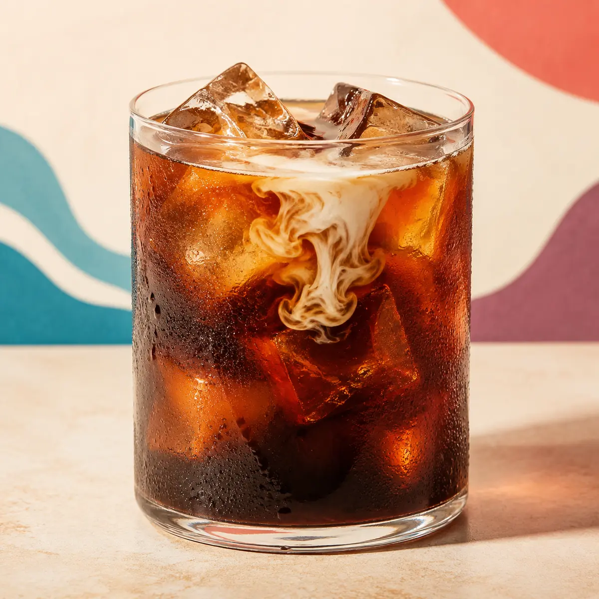 Bay Breeze cold brew served over ice